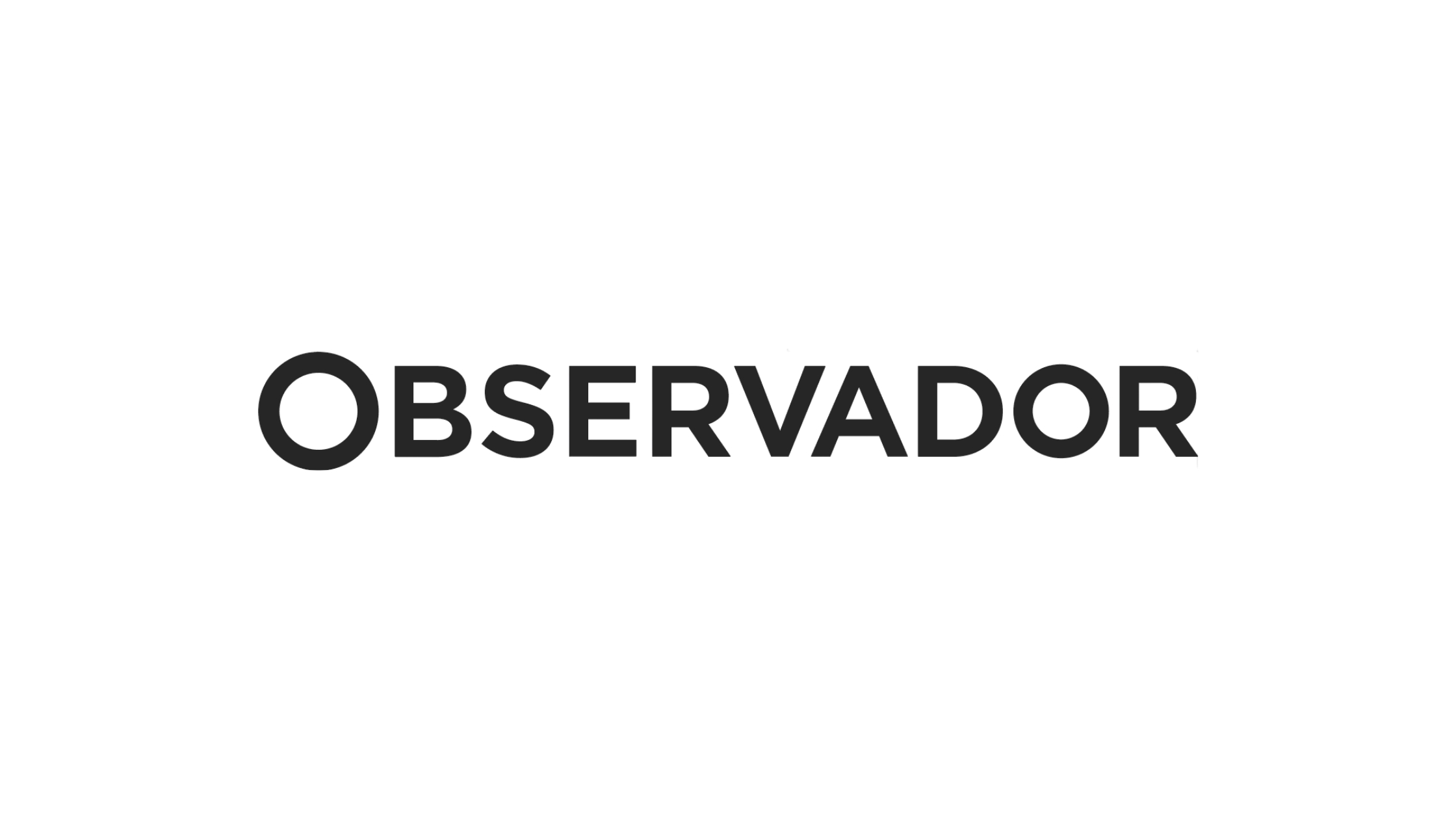 Black Observador logo.