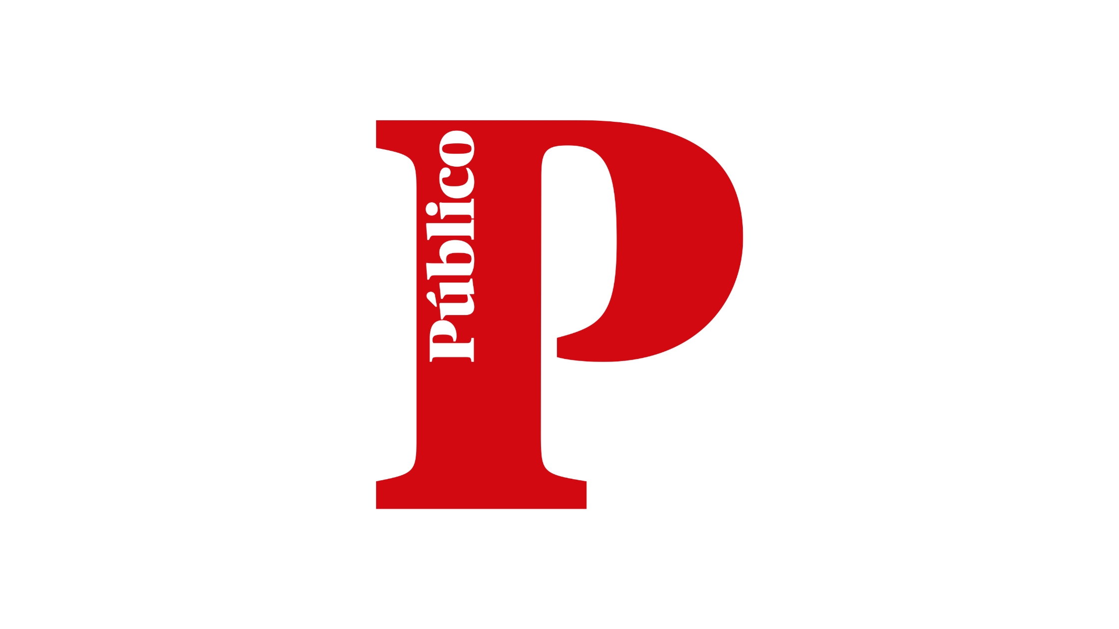 Red logo of Publico.