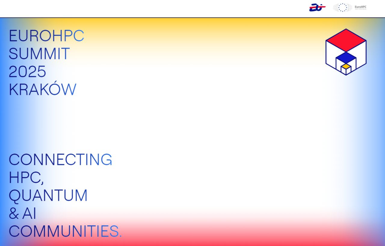 Screenshot with the EuroHPC Summit 2025 homepage.
