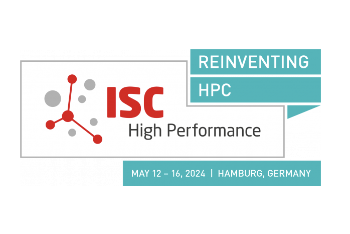 White banner regarding the ISC24.